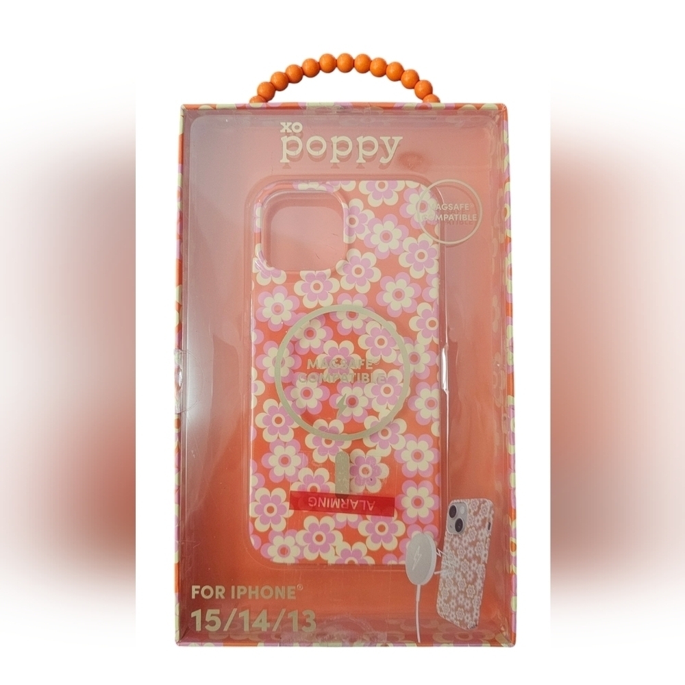XO Poppy - iPhone Phone Case for iPhone 15 / 14 or 13 Magsafe Compatible​​​​